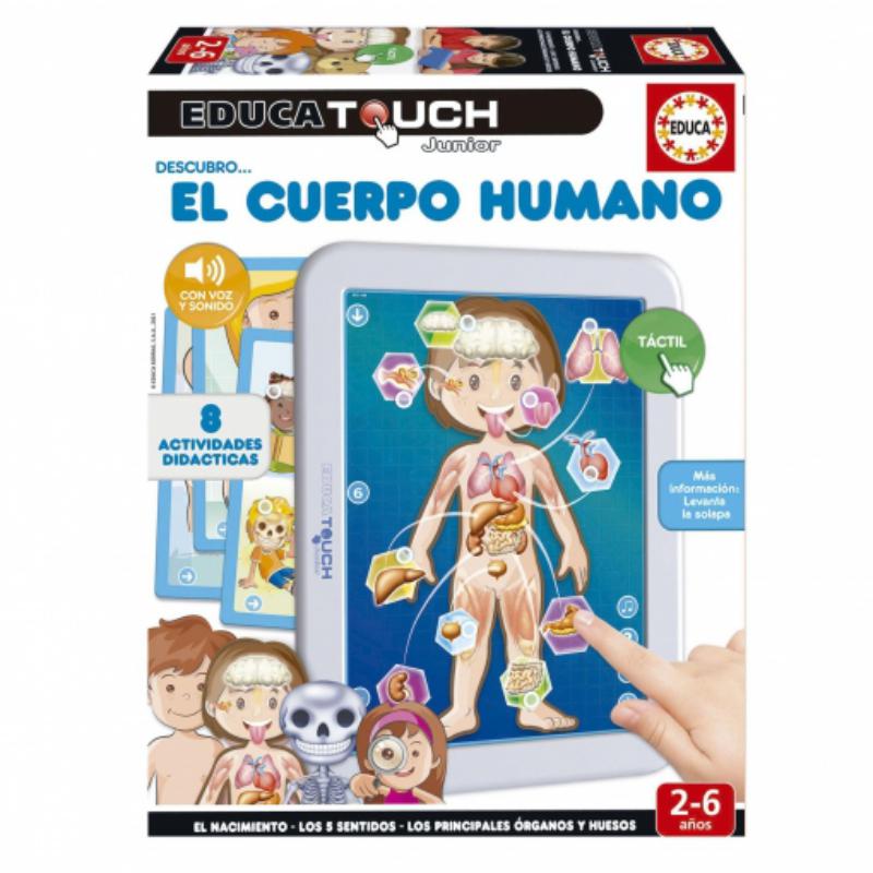 JUEGO TOUCH JUNIOR EL CUERPO HUMANO EDUCA 19174
