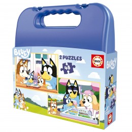 PUZZLE PROGRESIVOS MALETA BLUEY EDUCA 19830