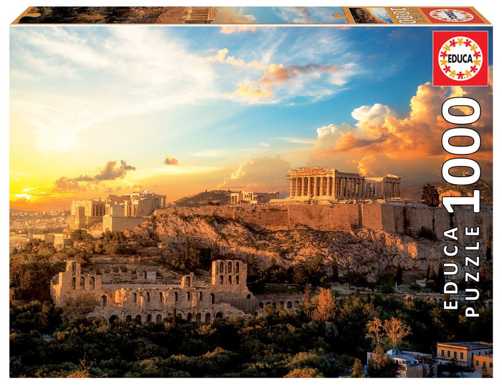 PUZZLE 1000 ACRÓPOLIS DE ATENAS FSC EDUCA 18489 ACRÓPOLIS DE ATENAS FSC