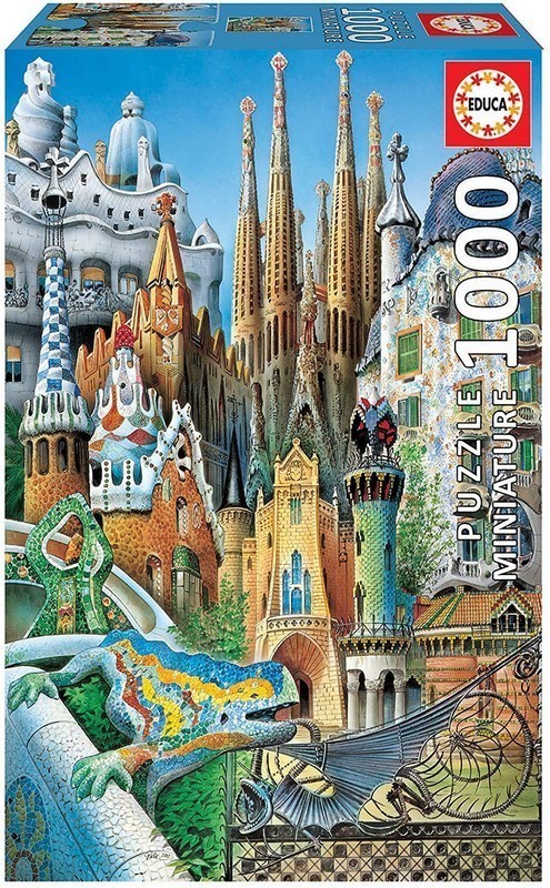 PUZZLE 1000 GAUDÍ, COLLAGE "MINIATURE" EDUCA 11874