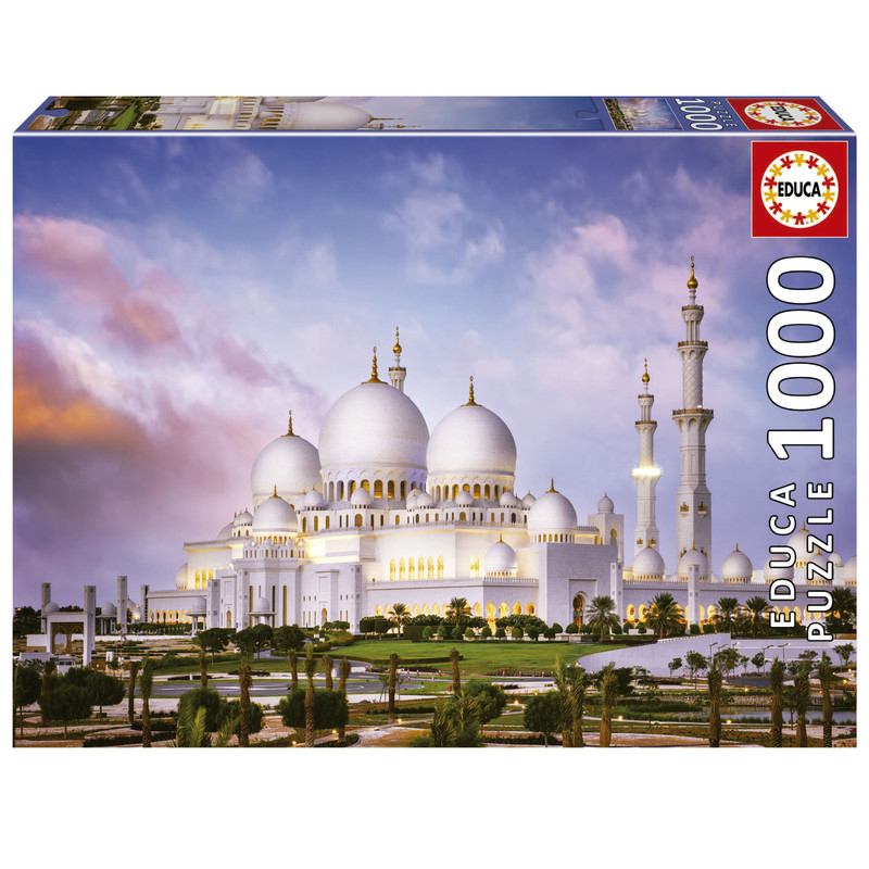 PUZZLE 1000 SHEIKH ZAYED GRAND MOSQ EDUCA 19644 SHEIKH ZAYED GRAND MOSQ