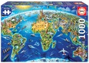 PUZZLE 1000 SÍMBOLOS MUNDO-MINIATUR EDUCA 19036 SÍMBOLOS MUNDO-MINIATUR