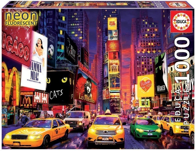 PUZZLE 1000 TIMES SQUARE, NUEVA YORK "NEON" EDUCA 18499