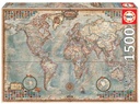 PUZZLE 1500 EL MUNDO, MAPA POLÍTIC EDUCA 16005