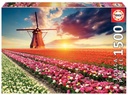 PUZZLE 1500 PAISAJE DE TULIPANES FSC  EDUCA 18465