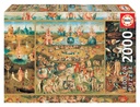 PUZZLE 2000 EL JARDÍN DE LAS DELICIAS EDUCA 18505