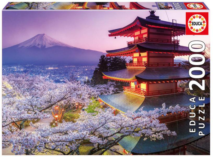 PUZZLE 2000 MONTE FUJI, JAPÓN  EDUCA 16775