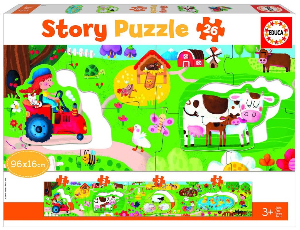 PUZZLE 26 LA GRANJA "STORY PUZZLE" EDUCA 18900