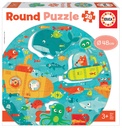 PUZZLE 28 BAJO EL MAR ROUND PUZZLE EDUCA 18907