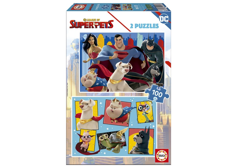 PUZZLE 2x100 DC LEAGUE OF SUPER-PET