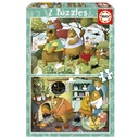 PUZZLE 2X20 CUENTOS DEL BOSQUE FSC(  EDUCA 19686  EDUCA 19686