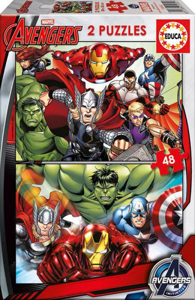 PUZZLE 2x48 AVENGERS EDUCA 15932