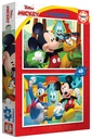 PUZZLE 2X48 MICKEY MOUSE FUN HOUSE