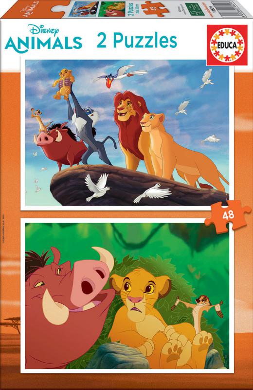 PUZZLE 2X48 THE LION KING FSC(R)