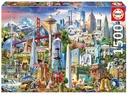 PUZZLE 1500 SIMBOLOS DE NORT EDUCA 17670