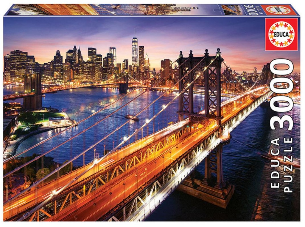 PUZZLE 3000 MANHATTAN AL ATARDECER EDUCA 18508