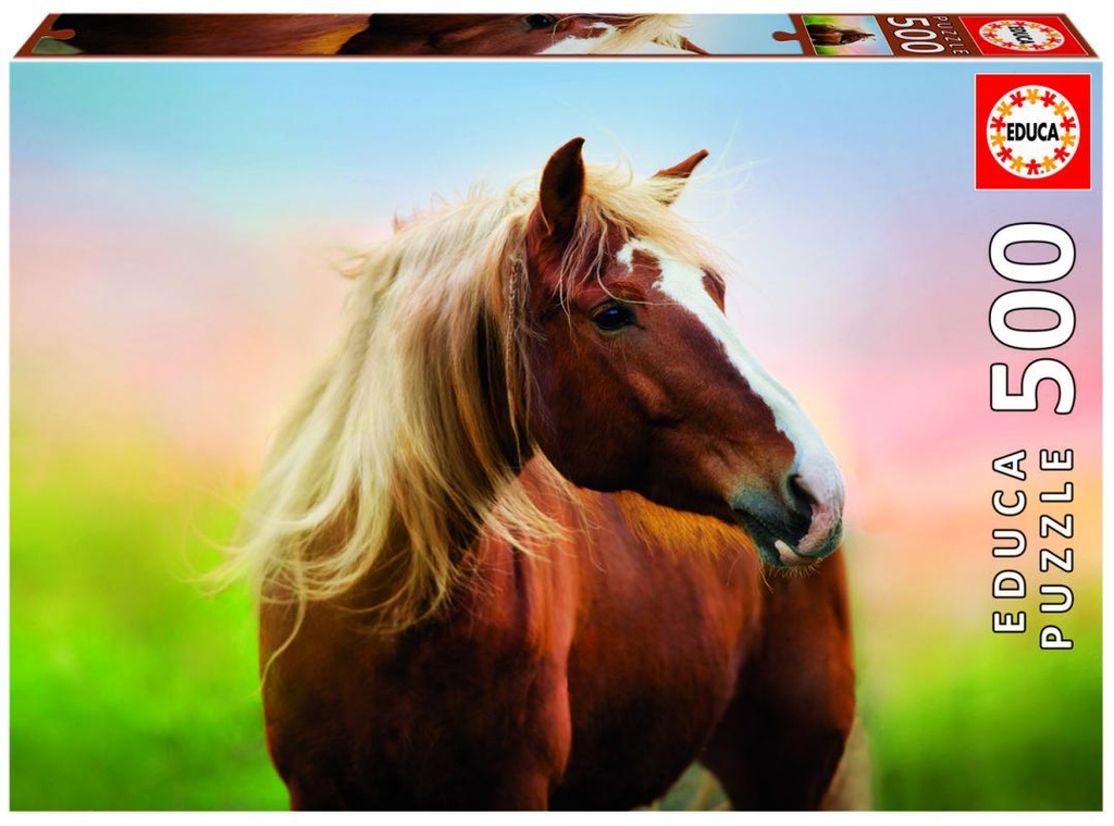 PUZZLE 500 HORSE AT SUNRISE FSC(R) EDUCA 19000
