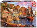 PUZZLE 5000 ATARDECER EN EL PUERTO EDUCA 18015