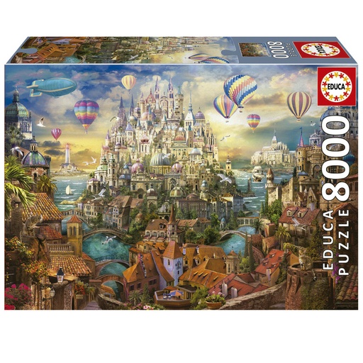 [E19570] PUZZLE 8000 CIUDAD DE LOS SU EDUCA 19570