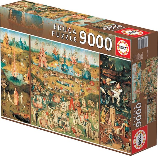 [E14831] PUZZLE 9000 EL JARDÍN DE LAS DELICIAS EDUCA 14831