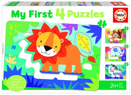 [E18897] PUZZLE ANIMALES DE LA SELVA "MY FIRST PUZZLES" EDUCA 18897
