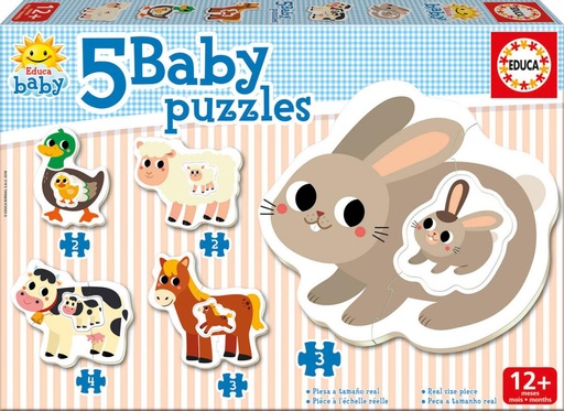 [E17574] PUZZLE BABY ANIMALES GRANJA