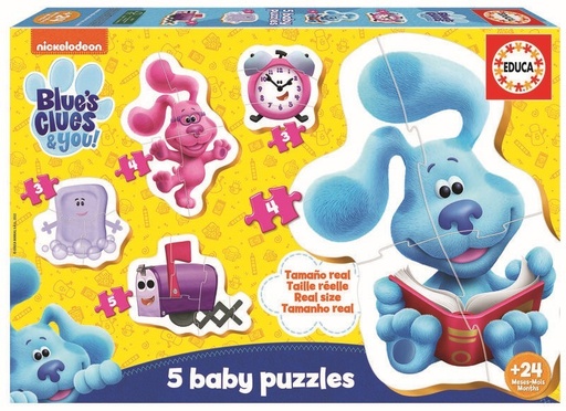 [E19397] PUZZLE BABY PISTAS DE BLUE