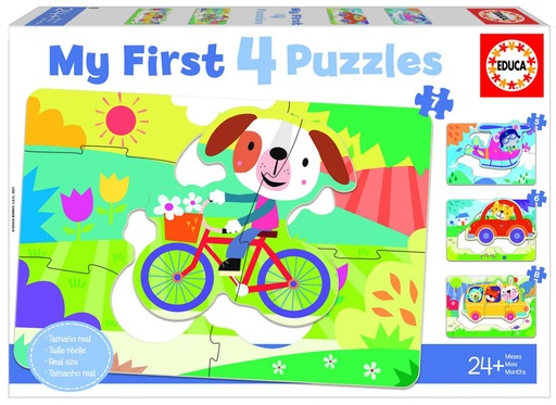 [E18898] PUZZLE BABY VEHÍCULOS "MY FIRST PUZZLES" EDUCA 18898