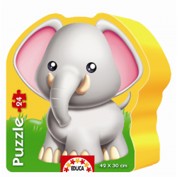 [E14512] PUZZLE ELEFANTE EDUCA 24 PIEZAS