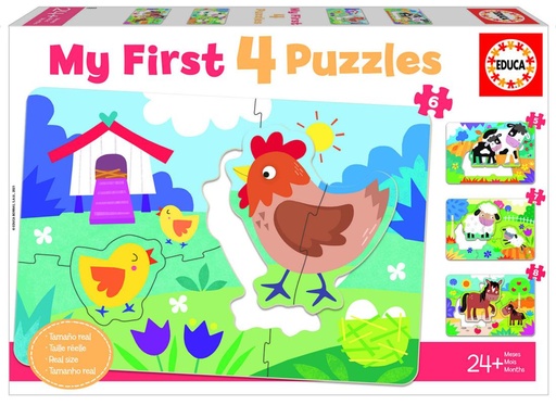 [E18899] PUZZLE MAMÁS Y BEBÉS "MY FIRST PUZZLES" EDUCA 18899