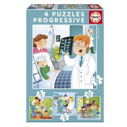 [E17146] PUZZLE PROGRESIVOS DE MAYOR QUIERO SER 12 EDUCA 17146