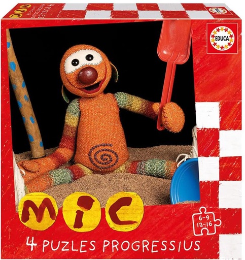 [E19104] PUZZLE PROGRESIVOS MIC 6-9-12-16 EDUCA 19104