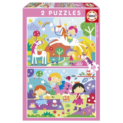 [E19993] PUZZLE 2X48 PUZZLE JUNIOR