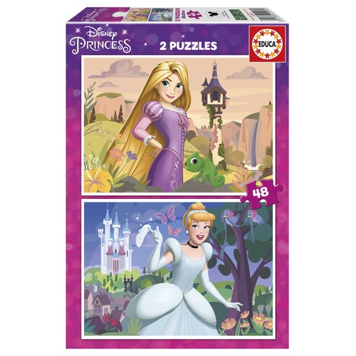 [E19997] PUZZLE 2X48 DISNEY PRINCESS EDUCA 19997
