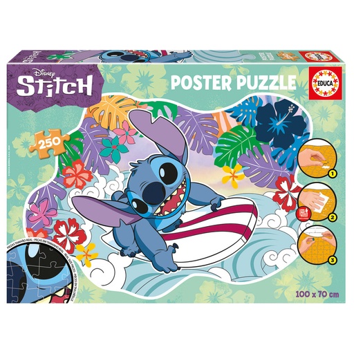 [E19963] PUZZLE 250 STITCH POSTER PUZZLE EDUCA 19963