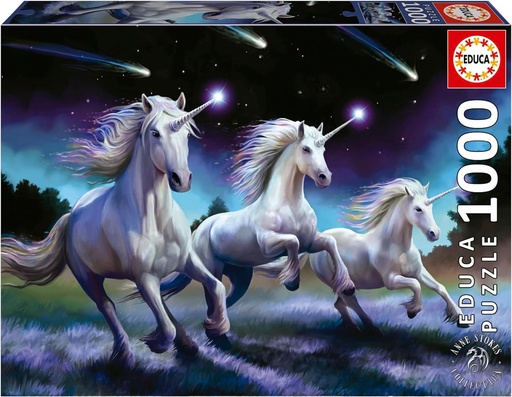 [E19919] PUZZLE 1000 UNICORNIOS ANNE STOKES FS EDUCA 19919