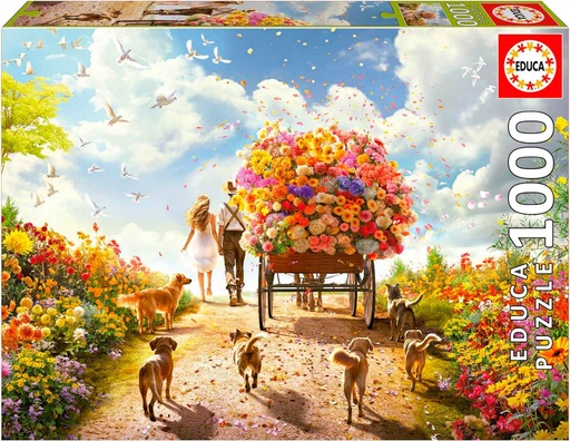 [E19921] PUZZLE 1000 CARRO DE FLORES FSC(R) EDUCA 19921