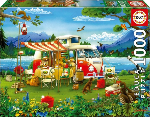 [E19922] PUZZLE 1000 VACACIONES EN EL CAMPO FS EDUCA 19922
