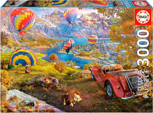 [E19947] PUZZLE 3000 EL VALLE DE LOS GLOBOS EDUCA 19947
