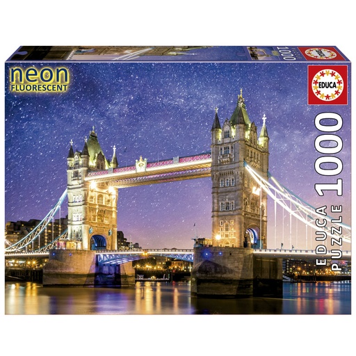 [E19930] PUZZLE 1000 TOWER BRIDGE NEON EDUCA 19930