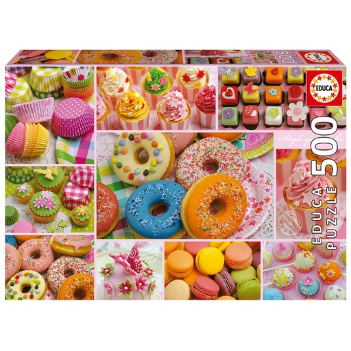 [E19904] PUZZLE 500 COLLAGE DE DULCE FSC(R) EDUCA 19904