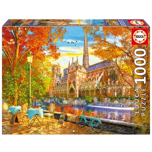 [E19936] PUZZLE 1000 OTOÑO EN NOTRE DAME FSC(R EDUCA 19936