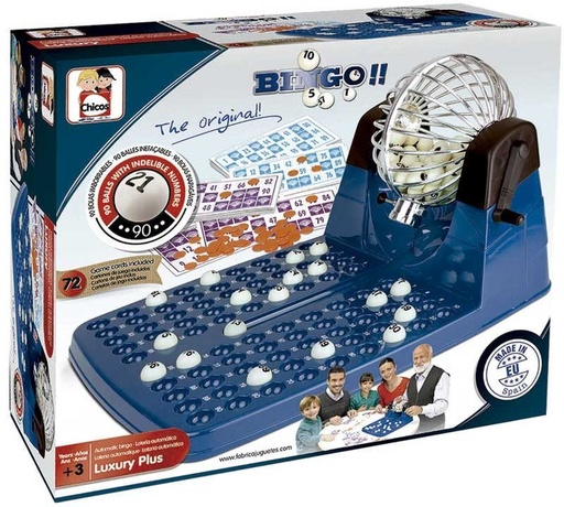 [CHI20905] LOTERÍA AUTOMÁTICA DELUXE 72 CARTONES CHICOS 20905 