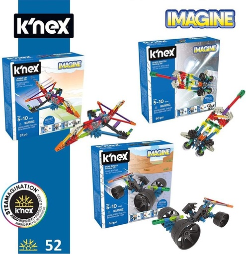 [KNEX41332] IMAGINE SURTIDO INGENIOS ESPECIALES KNEX 41332