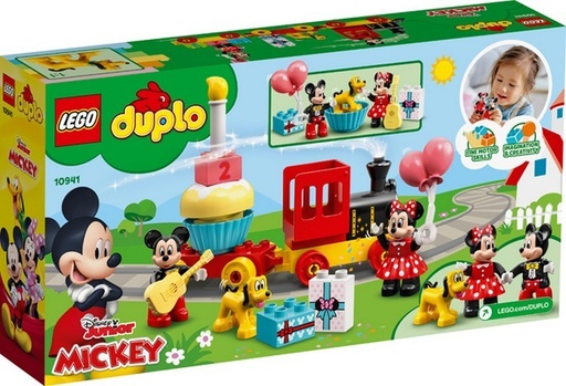 [LE10941] Tren de Cumpleaños de Mickey y Minnie LEGO 10941
