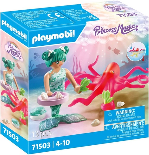 [PL71503] Sirena con pulpo que cambia de color PLAYMOBIL 71503