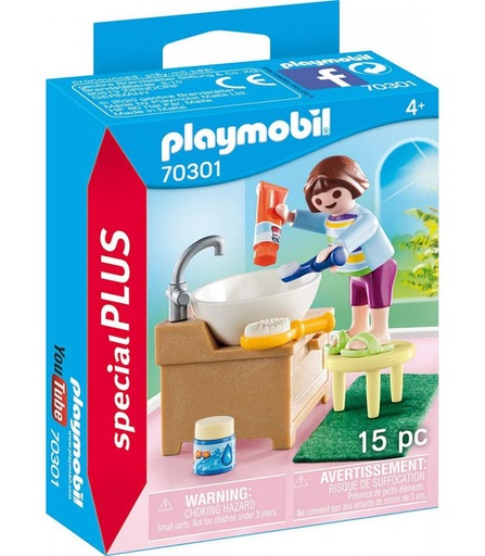 [PL70301] Niña con Lavabo PLAYMOBIL 70301