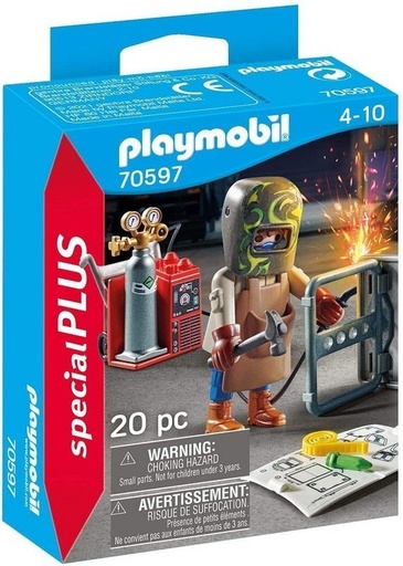 [PL70597] Soldador con equipo PLAYMOBIL 70597
