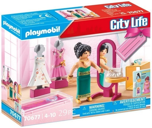 [PL70677] Set de Regalo Tienda de Moda Festiva PLAYMOBIL 70677