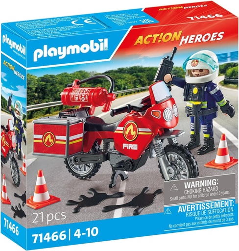 [PL71466] Moto de bomberos PLAYMOBIL 71466